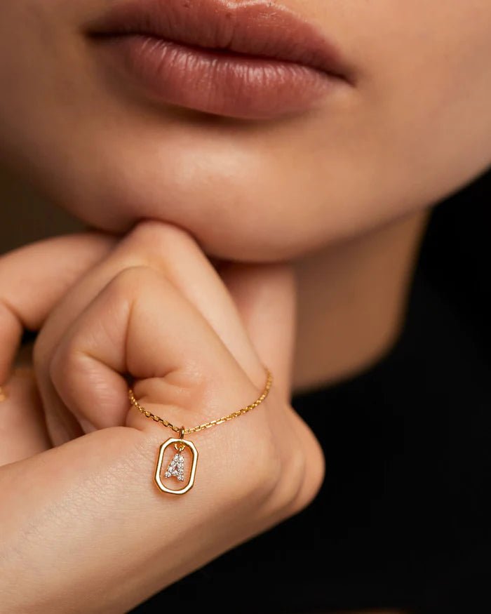 PD Paola Letter Mini A Goldhalskette 925 Sterling Silber - CO01 - 512 - U - Jetzt bei clockchasers.com kaufen