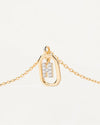 PD Paola Letter Mini H Goldhalskette 925 Sterling Silber - CO01 - 519 - U - Jetzt bei clockchasers.com kaufen
