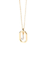 PD Paola Letter Mini J Goldhalskette 925 Sterling Silber - CO01 - 521 - U - Jetzt bei clockchasers.com kaufen
