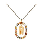 PD Paola Letter N Goldhalskette 925 Sterling Silber - CO01 - 273 - U - Jetzt bei clockchasers.com kaufen