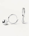 PD Paola Space Age Ohrringe 925 Sterling Silber - AR02 - 507 - U - Jetzt bei clockchasers.com kaufen
