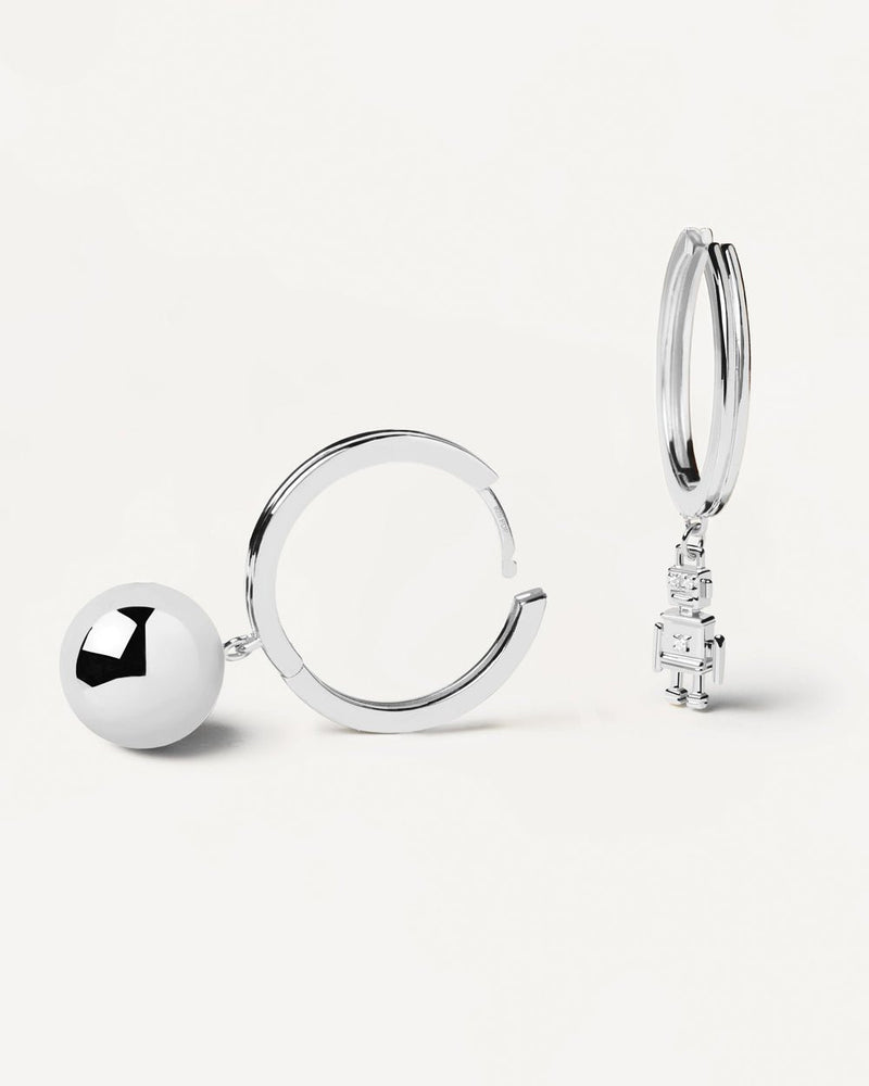 PD Paola Space Age Ohrringe 925 Sterling Silber - AR02 - 507 - U - Jetzt bei clockchasers.com kaufen