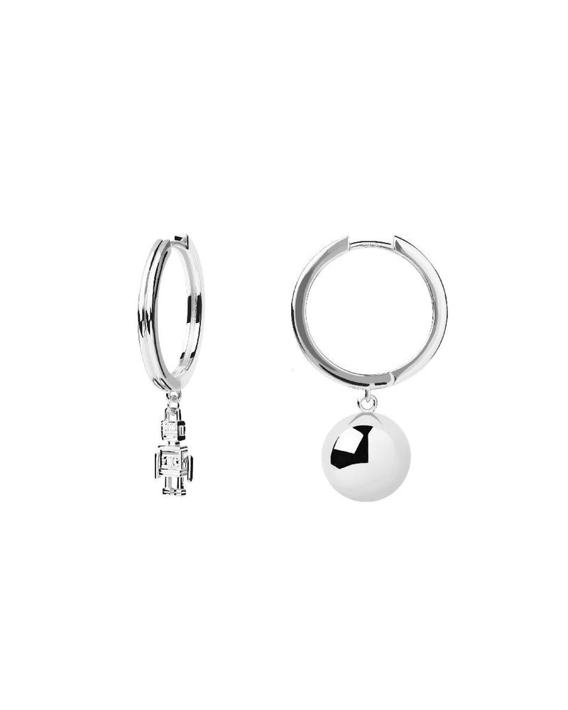 PD Paola Space Age Ohrringe 925 Sterling Silber - AR02 - 507 - U - Jetzt bei clockchasers.com kaufen