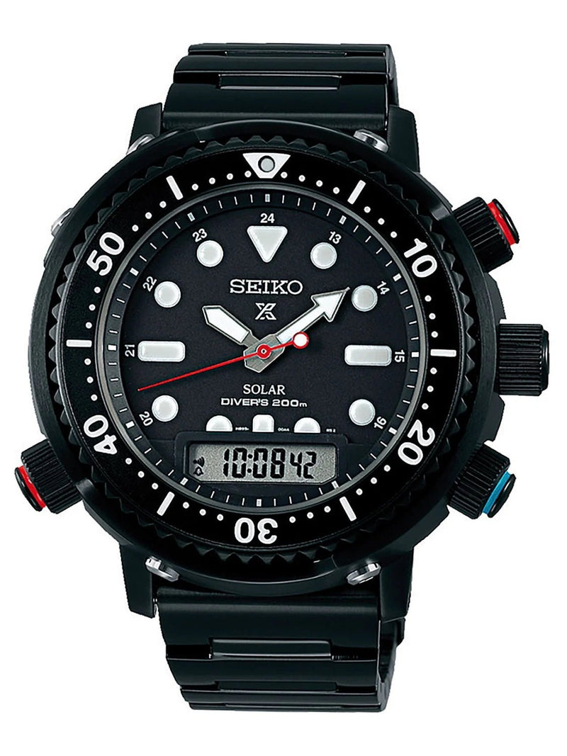 Seiko Prospex SEA Solar Diver's Exclusive Overseas Herrenuhr Limited Edition - SNJ037P1 - Jetzt bei clockchasers.com kaufen